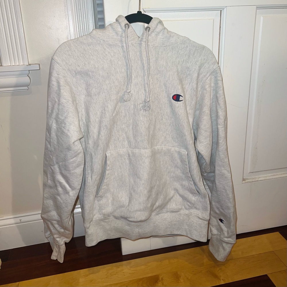 Gray champion hoodie
